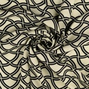 Viscose Twill Crossing Waves Offwhite