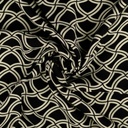 Viscose Twill Crossing Waves Black