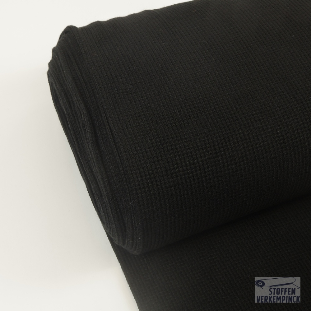 Jersey 1/1 Rib Black
