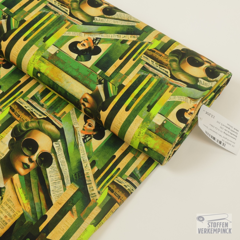 Jersey Digital "Mrs Governor" Green