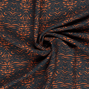 Viscose Nylon Mirror Image Orange