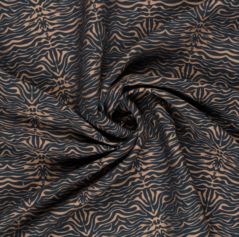 Viscose Nylon Mirror Image Camel