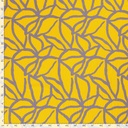 Viscose stretch print abstract geel