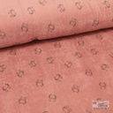 Stretch Badstof Crabs Rose