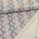 Lycra Jersey Snake Foil White