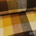 Wool Jersey Check Keefer Cognac/Ochre