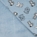 Wellness Fleece Multi Dogs Light Blue