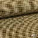 Mantelstof Pied de Poule Bruin/Beige/Groen