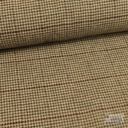 Mantelstof Prince de Galle Beige/Groen/Bruin