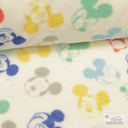 Wellnessfleece Print Mickey - White