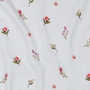 Jersey Digital Flowers White