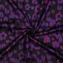Viscose Satin Digi. Animal Purple
