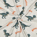 Jersey Melange Dino's Ecru