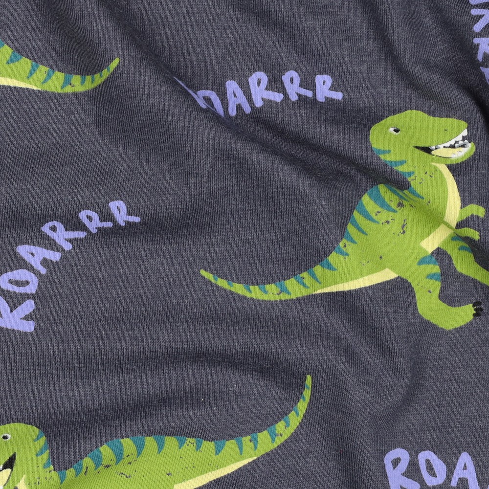 Jersey Melange Dino's Dark Denimblue