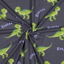 Jersey Melange Dino's Dark Denimblue