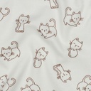 Flanel Cats Off White