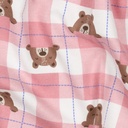 Flanel Bear Check Rose