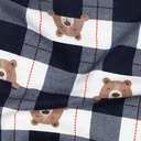 Flanel Bear Check Navy