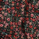 Fine Poplin Digital Mille Fleurs Black/Red
