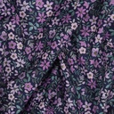Fine Poplin Digital Mille Fleurs Navy/Purple