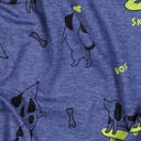 Jersey Melange Skate Club Cobalt