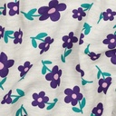 Sweat Melange Flowered Ecru