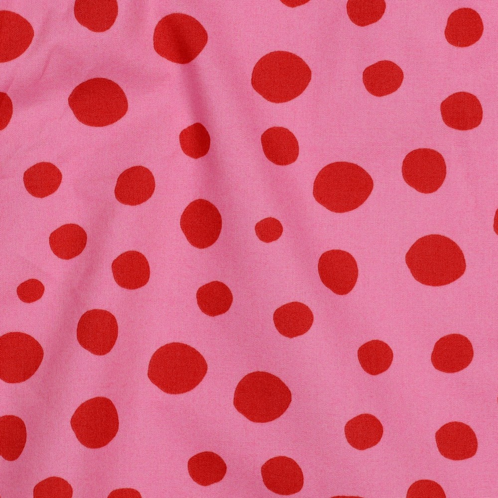 Fine Poplin Balls Red/Rose