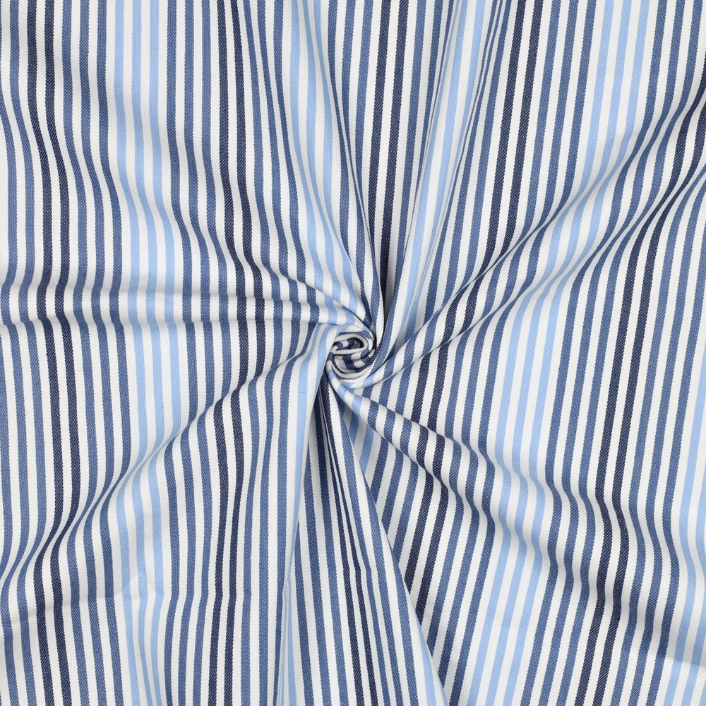 Denim Stripes White/Blue