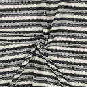 Knitted Crochet Black/Off White
