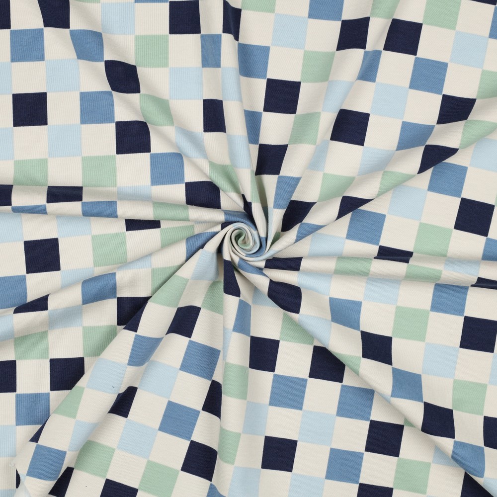 Jersey Checks Blue/Green