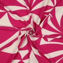 Magnolia Stretch Geometric Fuchsia