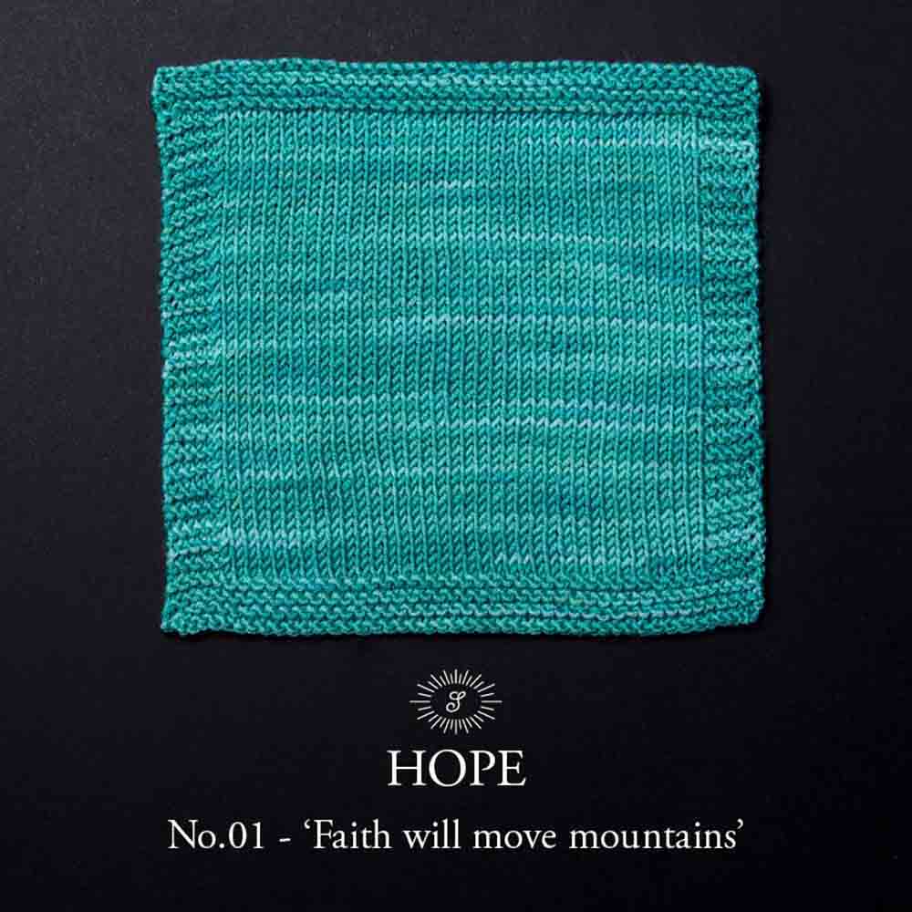 Simy's Hope SOCK 100g - 01 Faith will move mountains