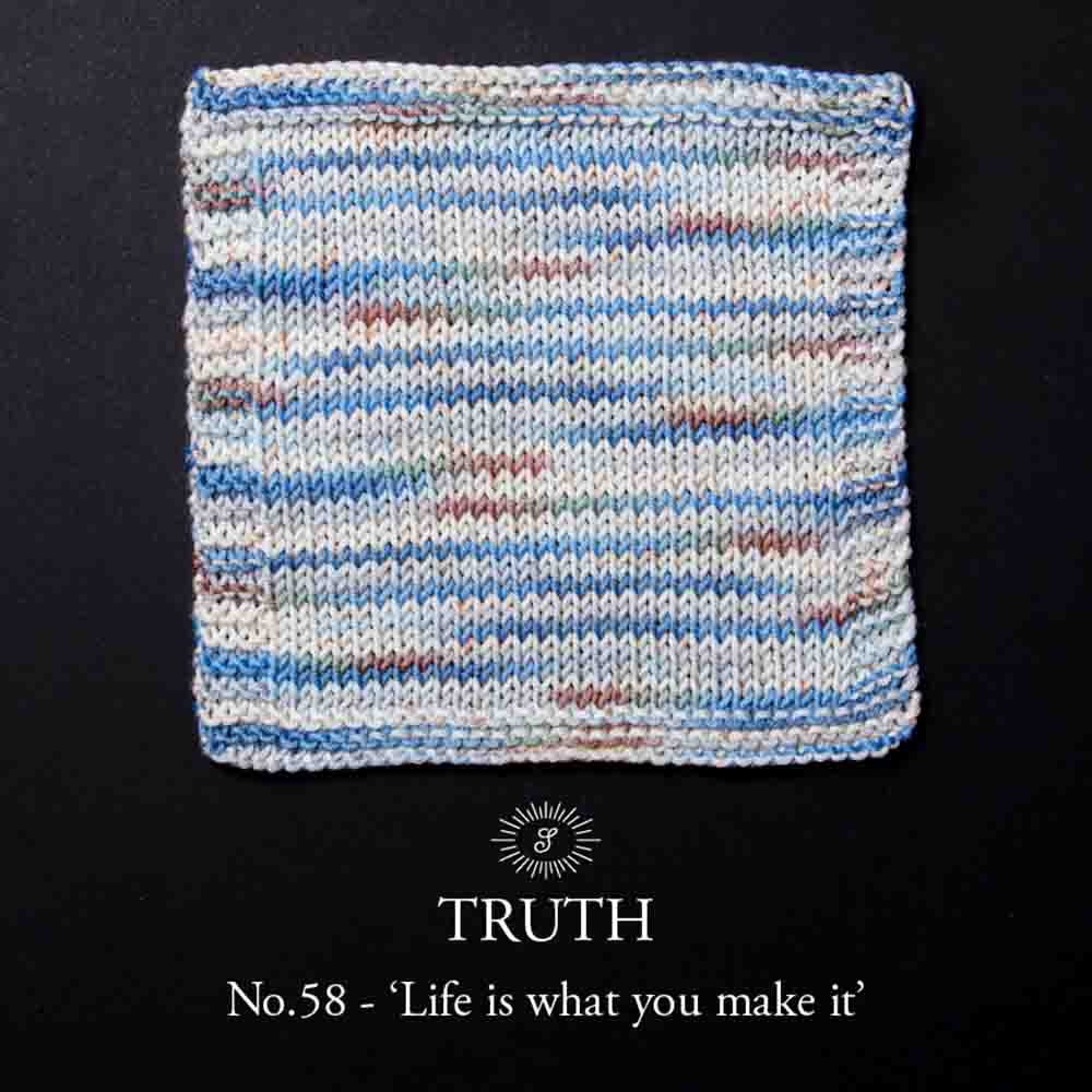 Simy's Truth SOCK 100g - 58 Life is what you make it