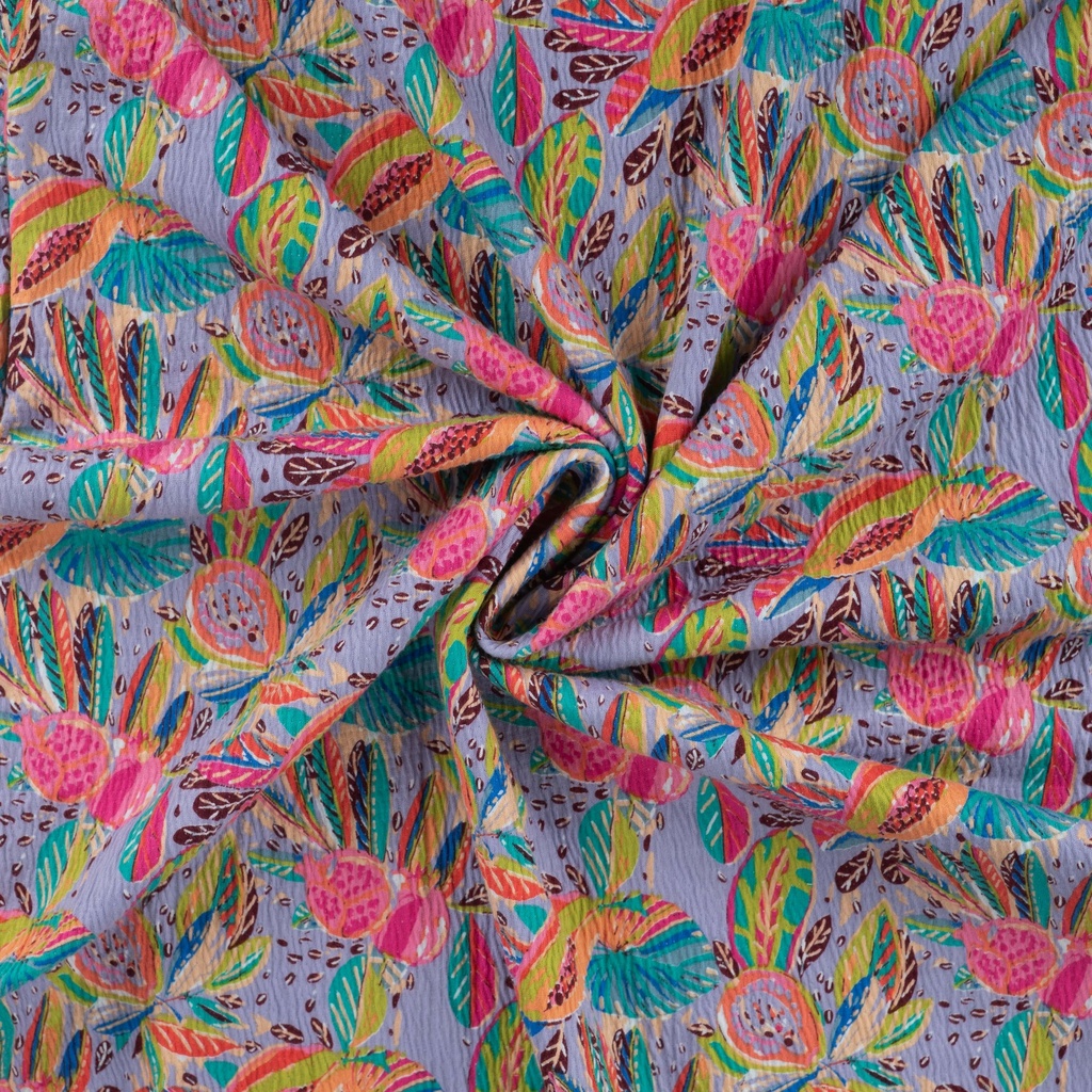 Jersey Crincle Cotton Multicolor