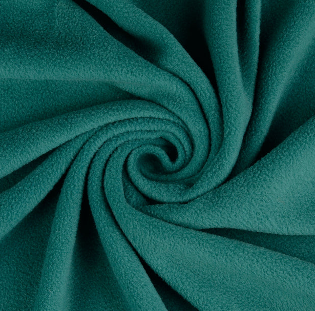 Fleece antipilling Blauwgroen