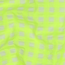 Co/Pl Yarn Dyed Neon Checks 1 cm. Yellow