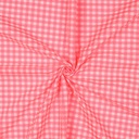 Co/Pl Yarn Dyed Neon Checks 0.5cm. Pink