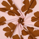 Li/Vi Big Flower Havanna/Light Rose