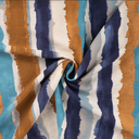 Viscose Nylon Air flow Stripes Denim