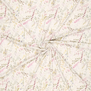Jersey Viscose Petite Florals Ecru