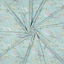 Jersey Viscose Petite Florals Blue