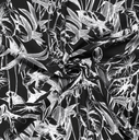 Viscose/Linnen Tropic Black