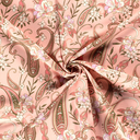 Viscose Twill Sand Washed Paisley Rose