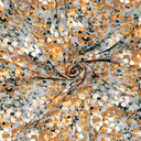 Jersey Viscose Flowery Camel/Grey/White