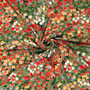 Jersey Viscose Flowery Red/Yellow/Green