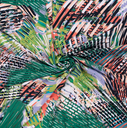 Jersey Viscose Abstract Green