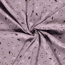 Bamboo Poplin Birds Old Lila