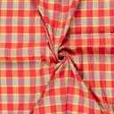 Spandex Bubble Check Red