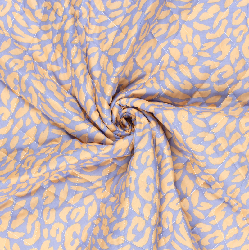 Matelassé Print Lavendel/Salmon