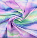 Jersey Viscose Wavy Batik Lila